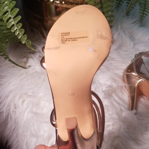 Madden Girl Rose Gold Heels - Picture 7 of 7